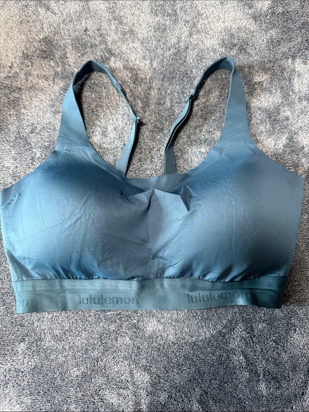 lululemon athletica Teal Blue Light Support Seamless Sports Bra